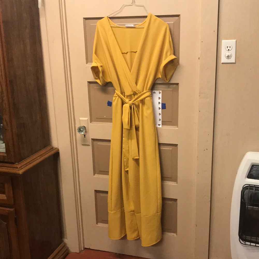 Ces Femme Mustard Jumpsuit